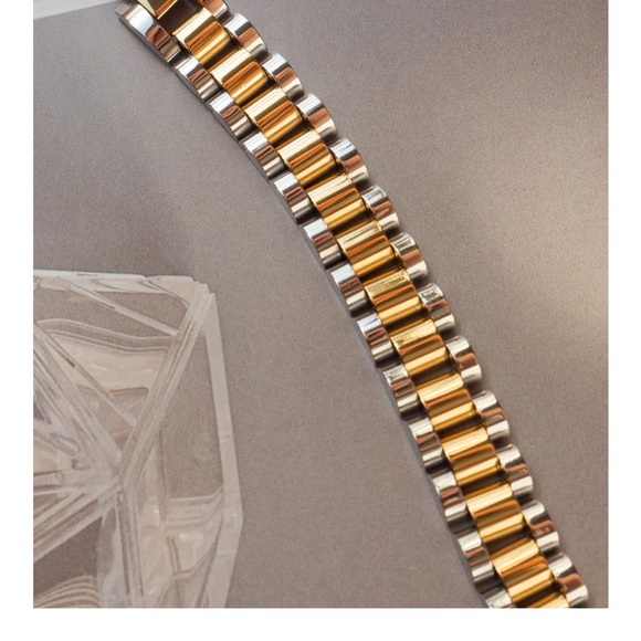 ✨Luv AJ - The Two-Toned Timepiece Bracelet - NEVER WORN ✨ - Picture 5 of 8